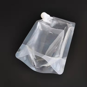 Bolsa de Plástico Transparente Reutilizable de 750 ml con Grifo para Almacenamiento de Líquidos, Bolsa para Bebidas con Boquilla Transparente - Product Image 6