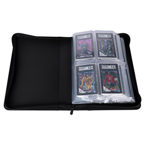 Album de rangement pour cartes classées, classeur pour cartes classées, porte-cartes à fermeture éclair, porte-cartes de collection, portefeuille - Product Image 3