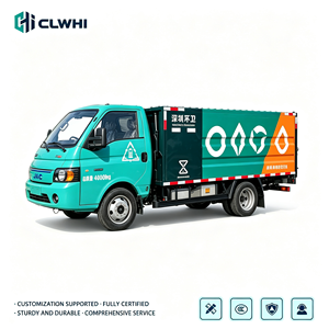 Camion à ordures électrique JAC Pure Electric Sealed Bin 87 kW, entièrement électrique, pour la collecte et le transport des déchets alimentaires dans les poubelles de rue - Product Image 2