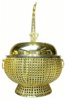 Arabisches Design Restaurant Fünf-Sterne-Hotel Luxus Gold Chafing Dish Hängender Chafing Dish Speisenwärmer
