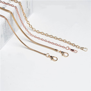 Tùy Chỉnh Túi Chuỗi Phụ Kiện Phần Cứng Nguồn Cung Cấp Túi Rose Gold Kim Loại Phần Xử Lý Đầy Màu Sắc Sắt Rắn Chuỗi Dây Đeo Cho Túi Xách - Product Image 3