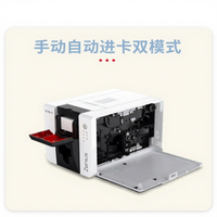 Imprimante de cartes d'identité simple face Zenius2, imprimante de cartes PVC intelligentes, USB Ethernet, réinscriptible pour employés, étudiants, adhérents