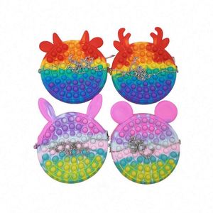 Juguete Sensorial Antiestrés Ghost Para Brinquedo Push Pop Bubble Bag, Juguete Educativo de Silicona PU y Plástico para Niños - Product Image 1