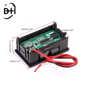 Indicador de Nivel de Carga de Batería de Coche 12V 24V 36V 48V 60V 72V, Medidor de Capacidad de Batería de Litio, Pantalla LED, Voltímetro - Product Image 5