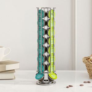 Compatible con <span class=keywords><strong>Dolce</strong></span> <span class=keywords><strong>Gusto</strong></span>, 32 Uds., cápsula de café, cápsula de café, soporte de almacenamiento de Metal, soporte para estante - Product Image 2