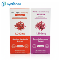 Bâtonnets de gelée coupe-faim pour le soutien du transit intestinal, la perte de poids, l'alimentation équilibrée, le nettoyage intestinal, complément alimentaire à base de fibres végétales, facile à consommer