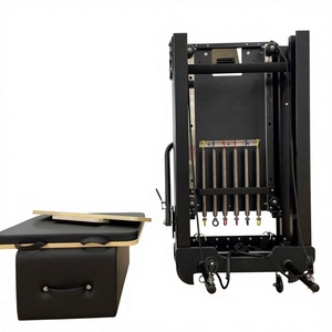 Réformateur <span class=keywords><strong>Pilates</strong></span> Pliable et Réglable en Aluminium Portable pour Usage Professionnel et Domestique, Robuste, Idéal pour Studio de <span class=keywords><strong>Pilates</strong></span> - Product Image 3