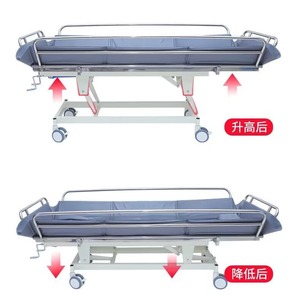 เตียงอาบน้ำปรับระดับความสูงได้ รุ่น YH-808 พร้อมราวกั้น สำหรับผู้สูงอายุและผู้ป่วยติดเตียง - Product Image 2