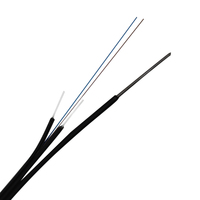 Câble de branchement extérieur FTTH NX CORE Oen/odm 1 km 2 fibres Gjyxch Gjyfxfch, 150 mètres Gjyxfch-2b6 Gjyxfch 2b6a2 Gjyxch-2b6a1