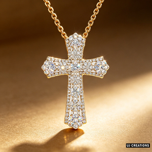 Pendentif Collier Personnalisé en Argent Plaqué Or 10K/14K/18K avec Diamant CVD de Laboratoire Qualité VS, Luxe Classique, Cadeau de Fiançailles - Product Image 2