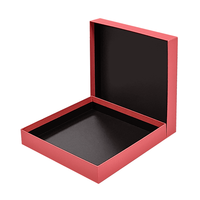 Boîte rigide de luxe personnalisée avec logo estampé, base et couvercle en carton, doublure en éponge, écologique, pour T-shirt, vêtements, foulard en soie