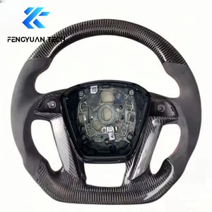 พวงมาลัยคาร์บอนไฟเบอร์แบบฟอร์จสปอร์ตสั่งทำพิเศษ พร้อมไฟ LED และวัสดุอัลคันทาร่า สำหรับรถยนต์ฮอนด้า แอคคอร์ด คูเป้ รุ่นที่ 8 ปี 2007 2008 2009 2010 2011 2012 2013 - Product Image 2