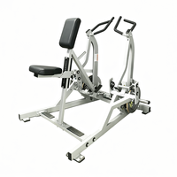 Rameur Iso-Lateral à Charge Plaque Métallique Robuste pour Entraînement du Dos en Salle de Sport Professionnelle