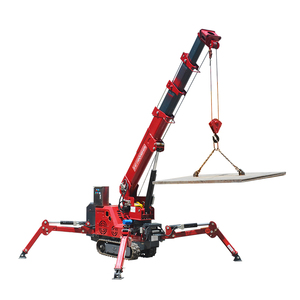 Grúa Araña Móvil de 1T, 2T, 3 Toneladas con Pluma Telescópica y Control Remoto para Elevación en Espacios Estrechos Interiores, Construcción, CE 10m 1. Completo Ra - Product Image 1