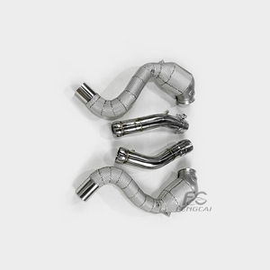 Tubo de Escape de Alto Flujo OEM para Mercedes-Benz W205 C63 4.0T 2015-2019 con Aislamiento Térmico, Proceso de Forjado, Mejora de Potencia - Product Image 6