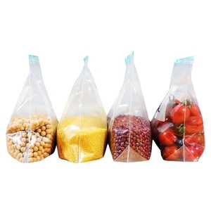 Zippered Self Sealing Bags Food Grade Thickened Rectangle Freezer Storage Household Use 100Pcs - Product Image 1