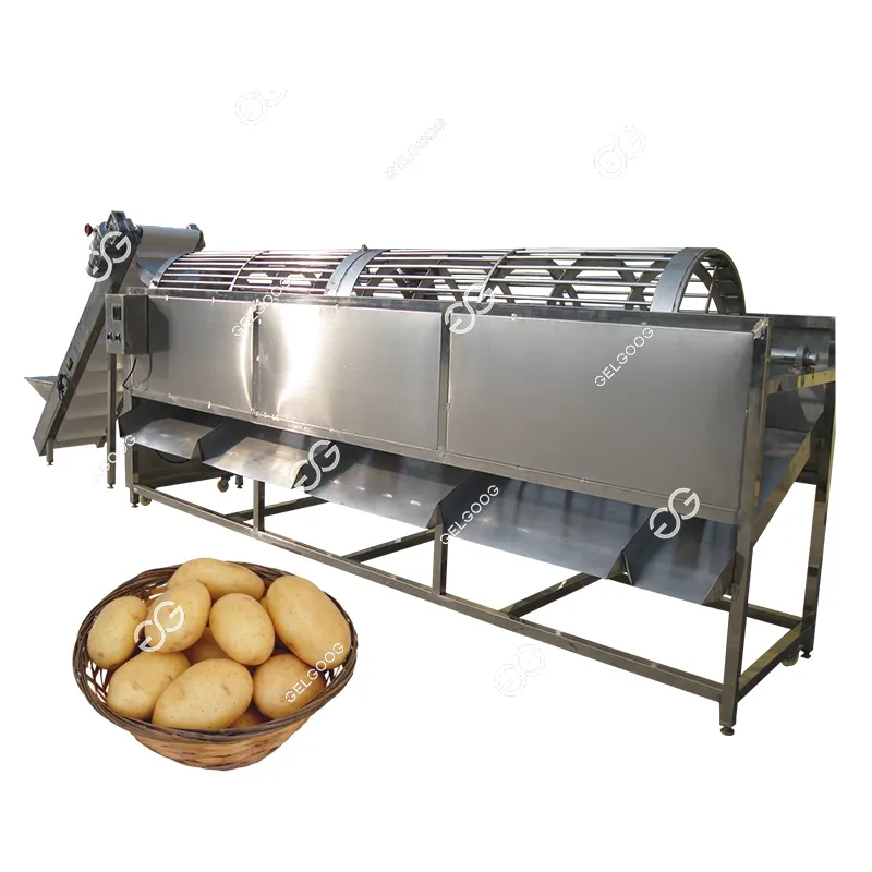 304 Stainless Steel Round Onion Potato Grading Sorting Fruit Vegetables Calibrator Machine