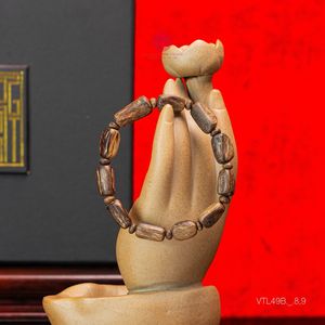 Pulsera de Agarwood Natural para Mujer, Talla Pequeña, Cuentas de Madera Premium, Joyería Elegante para Regalo - Product Image 5
