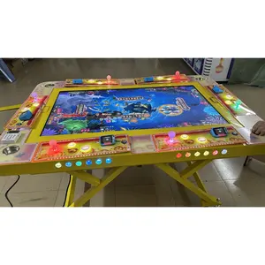 fish game Lottery Game Machine New Gifts Transparent Black Coin shooting machine Game table 6/8 Player