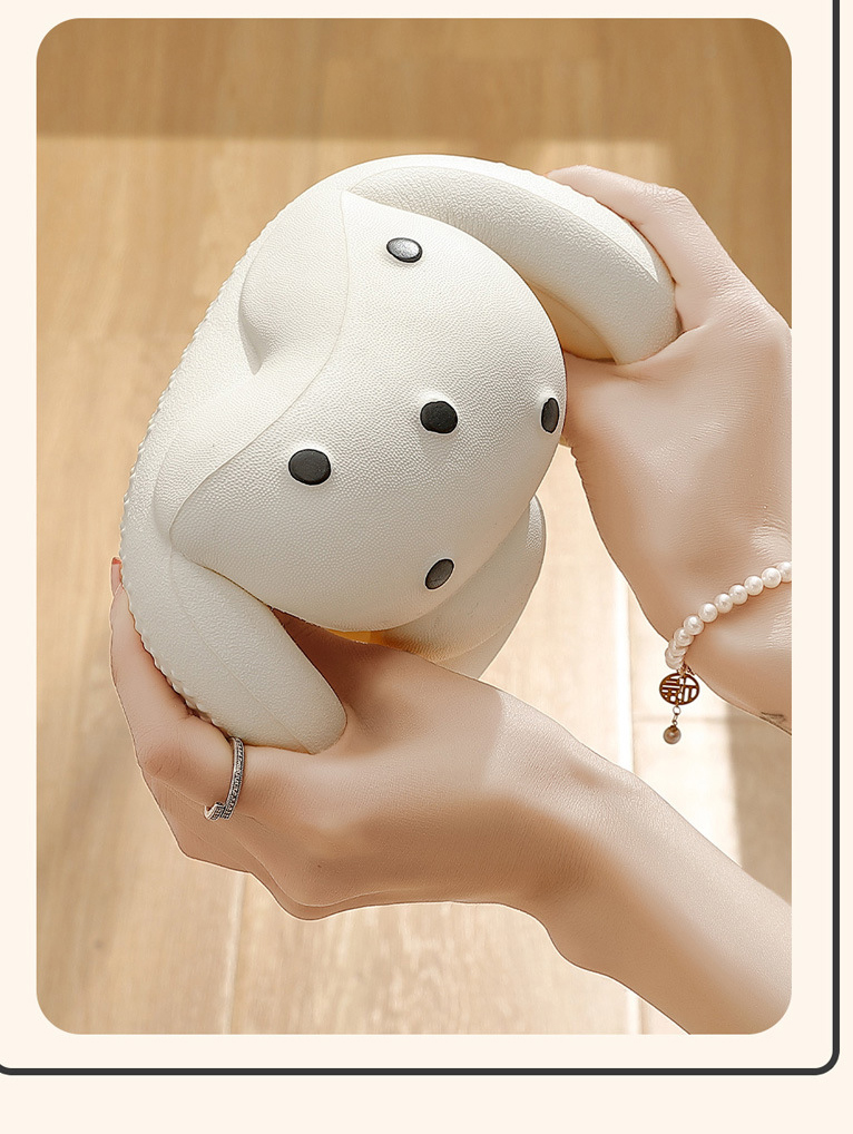 Summer Home EVA Slippers Bathroom Non-slip Thick Bottoming Cute Girls Bow Slides Sandals