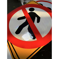 Impresión Digital UV de eco-solvente imprimible, señal de seguridad vial de tráfico, pegatina de vinilo, Diamante prismático, láminas reflectantes HIP EGP