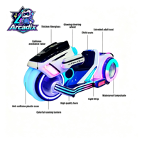 Voiture électrique pour enfants, type bumper car, à monnayeur, pour usage extérieur, double siège, pour parc d'attractions