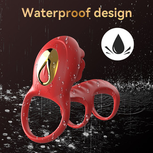 A Male App Wireless Remote Control Electric Locking Sperm Ring with Three Rings and 10 Frequency <b>Vibration</b> for Couple Share - Product Image 6