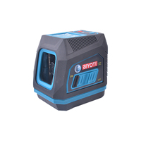 Niveau laser à 2 lignes de haute précision BIYOTI BYT-2D01, niveau laser vertical portable à lignes croisées pour 100 m
