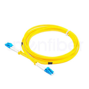 FTTH Simplex dupleks Mode tunggal LC-LC G652D 1M 2M 5M 10M kabel Patch serat optik - Product Image 3