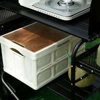 Table à manger pliante multifonctionnelle en aluminium verrouillable cuisine mobile pour camping pique-nique fêtes gril à charbon de bois