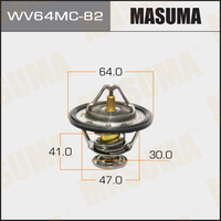 MASUMA Système de refroidissement automobile WV64MC-82 Thermostat de liquide de refroidissement moteur pour MITSUBISHI pour Nissan TOYOTA ME220538 ME241816