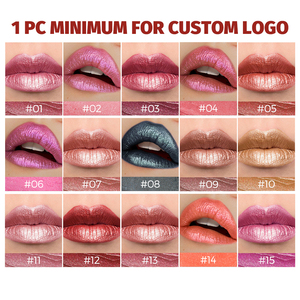 Lápiz Labial Perlado de Marca Privada con Logotipo Personalizado, 1 Pieza, MOQ Bajo, Brillo Metálico, Resistente al Agua, Altamente Pigmentado, Vegano - Product Image 3