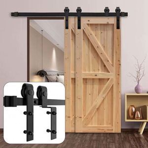 ชุดอุปกรณ์ติดตั้งประตูบานเลื่อนแบบเหล็กสไตล์มิดเซ็นจูรี่ WEKIS สำหรับติดผนัง เหมาะสำหรับห้องครัว ห้องนอน ห้องนั่งเล่น และภายนอกอาคาร - Product Image 1