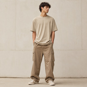 T-Shirt Personalizzate su Misura, Crea il Tuo Design, Magliette Neutre con Stampa Logo, Abbigliamento Maschile in Cotone di Alta Qualità - Product Image 2