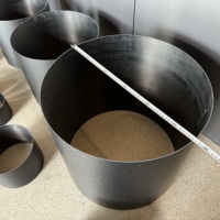 Pièces de support de cavité de tambour en fibre de carbone 3K personnalisées, tube coloré en fibre de carbone