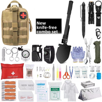 Kit d'outils de survie d'urgence en plein air, qualité industrielle, étanche, multifonctionnel, pour le camping et les voyages, plusieurs couleurs