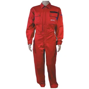 98% Cotton 2% Anti static Pyrovatex CP Flame resistant garment / Fire resistant coverall