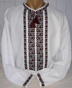 เสื้อเชิ้ตแขนยาวของผู้ชายปกโปโลผ้าปักลายดอกไม้ไซส์ใหญ่พิเศษออกแบบได้ตามต้องการ - Product Image 2