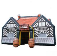 Tente de pub britannique gonflable en PVC de qualité commerciale, écologique, taille personnalisée, capacité >500 kg, garantie 3 ans pour la bière et la musique