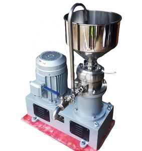 वाणिज्यिक खाद्य मिनी औद्योगिक सर्वश्रेष्ठ ताहिनी स्वचालित मशीनरी छोटे अखरोट मूंगफली मक्खन ऊर्ध्वाधर कोलाइड मिल मशीन के लिए - Product Image 3