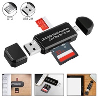Lecteur de cartes OTG USB2.0 3 en 1 Xput, prend en charge les cartes mémoire Micro SD TF, adaptateur pour appareils mobiles Android