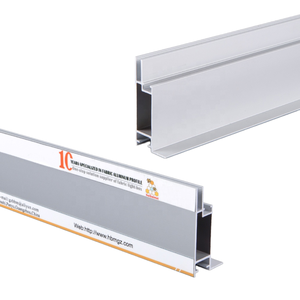 Boîte à lumière murale simple face carrée CNW HBMC-58 Série 6000 en alliage d'aluminium finition anodisée tempérée T3-T8 pour décorations - Product Image 1