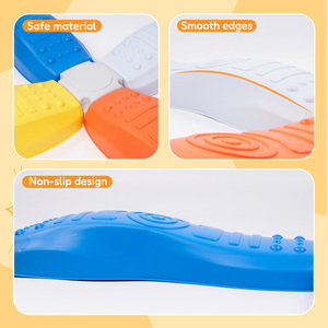 Planche d'équilibre tactile texturée pour les tout-petits et les enfants, jeu de développement des capacités motrices - Product Image 2