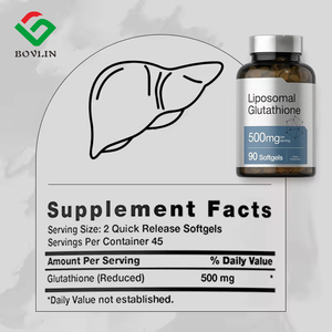 Kapsul Liposom <span class=keywords><strong>Glutathione</strong></span> Label Pribadi 500mg 90 Softgel Kapsul Anti-penuaan - Product Image 2