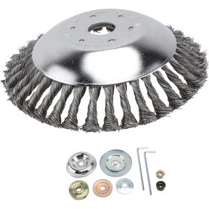 Premium 1 Set ruota a 8 fili per diserbo testa tagliaerba accessori filo ruota spazzola erba per attrezzi da giardino - Product Image 2