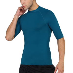 Diseña Tus Propias Camisetas de Compresión Ajustadas de Manga Corta para Hombre, Personalizables, Transpirables y Ligeras, de Spandex/Poliéster, para Fitness - Product Image 1