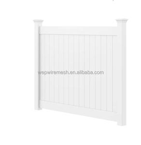 Preuve UV 6 * 8ft couleur blanche plastique PVC vinyle panneau bon marché panneaux de clôture de confidentialité - Product Image 2