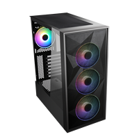 Boîtier d'ordinateur de jeu SAMA 3708 Atx, tour moyenne, boîtier de jeu de bureau, boîtier de PC OEM