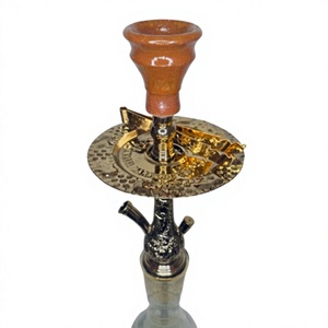 Chicha artisanale égyptienne Khalil Mamoon en laiton et bois, style Khalil Maamoon - Ensemble complet Shika Amazonia - Product Image 6