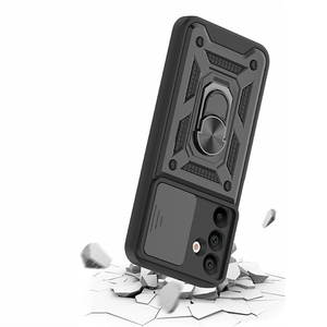 Chất lượng đáng tin cậy 2 trong 1 lai chống sốc trường hợp đối với Samsung Galaxy A16 trượt cửa sổ ống kính bảo vệ từ xe Khung Bìa - Product Image 2